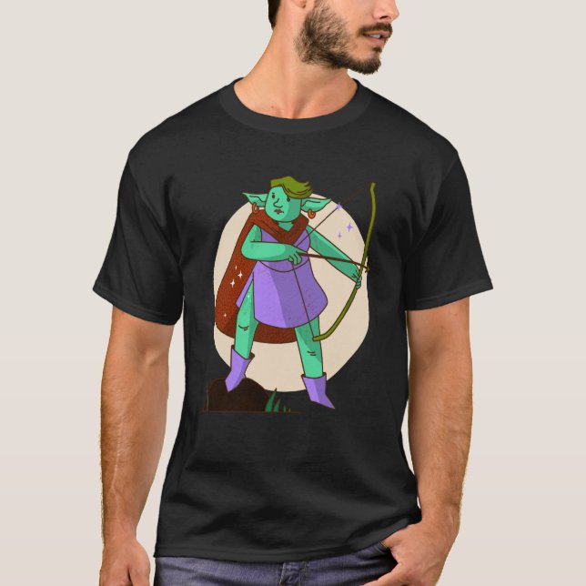bow troll archery T-Shirt (Vorderseite)