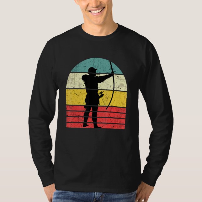 Bow und Arrow Bogenschießsport Bogenschiessen Spor T-Shirt (Vorderseite)