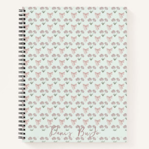 Bow und Rose Coquette Bullet Journal Notizbuch