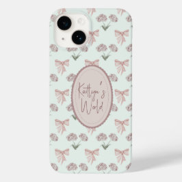 Bow und Rose Coquette Case-Mate iPhone 14 Hülle