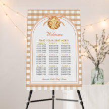 Bow Unsere kleine Süsse Pie Gingham Seating Chart