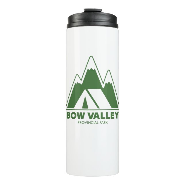 Bow Valley Provincial Park Mountains Camping Thermosbecher (Vorderseite)