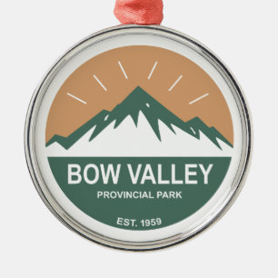 Bow Valley Provincial Park Ornament Aus Metall