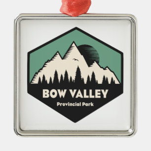 Bow Valley Provincial Park Ornament Aus Metall