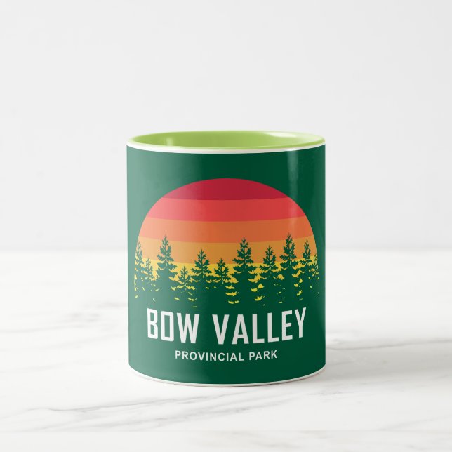 Bow Valley Provincial Park Zweifarbige Tasse (Mittel)