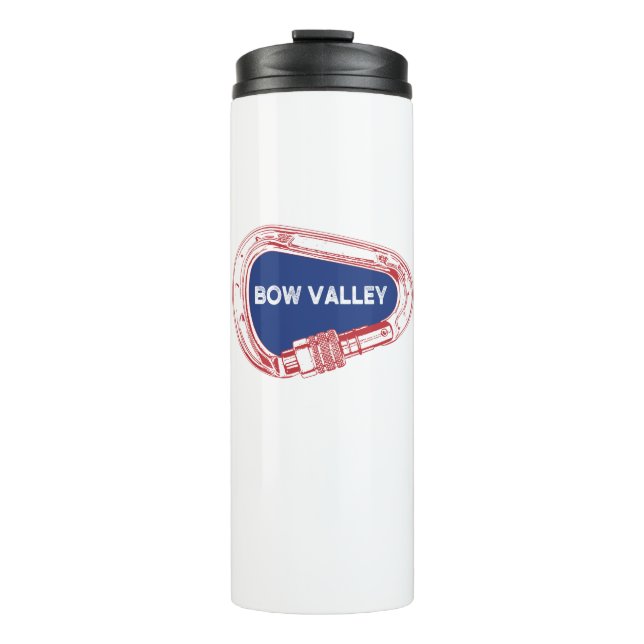 Bow Valley Rock Klettersteig Carabiner Thermosbecher (Vorderseite)