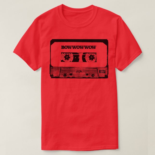 Bow Wow Wow Cassette Tape T-Shirt (Design vorne)