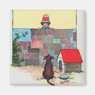 Bow-wow-wow! Wessen Hund bist du? Kinderzimmer Rhy Magnet