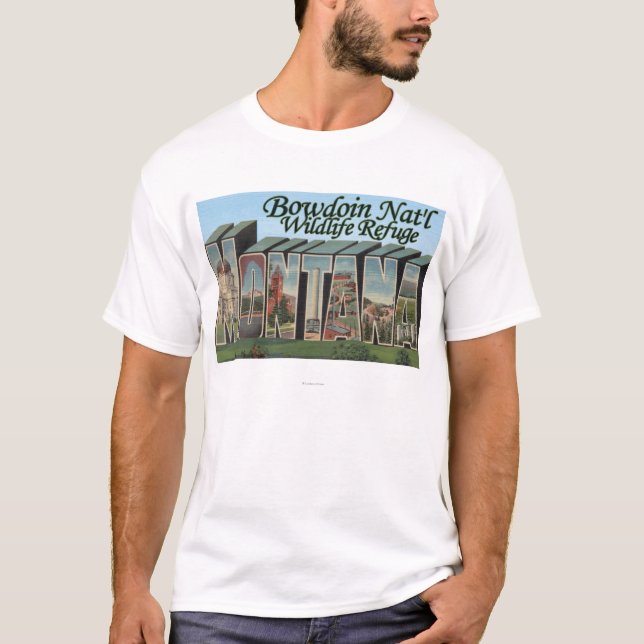 Bowdoin nationales Schutzgebiet, Montana T-Shirt (Vorderseite)