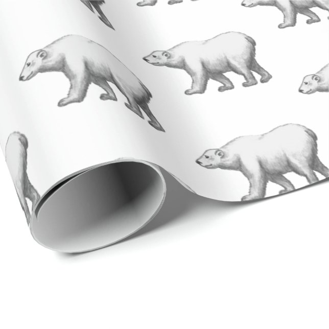 Bowdoin Uni Polar Bears Geschenkpapier (Rolleneckpunkt)
