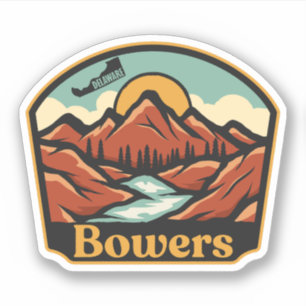 Bowers, Delaware Aufkleber