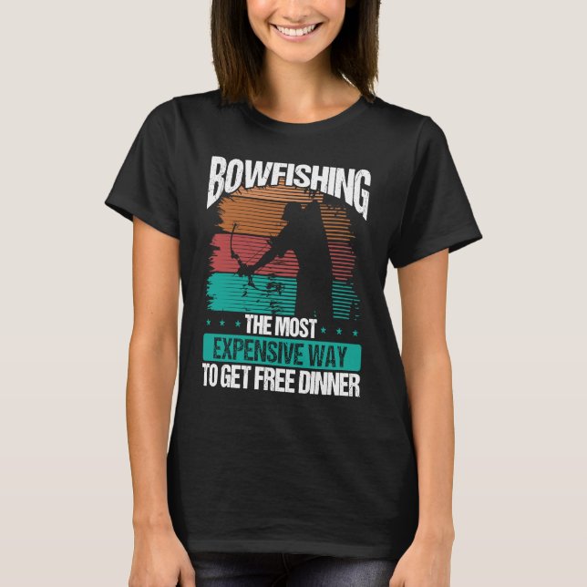 Bowfish Archer Bowhunter Bowfisher Fisherman Bo T-Shirt (Vorderseite)
