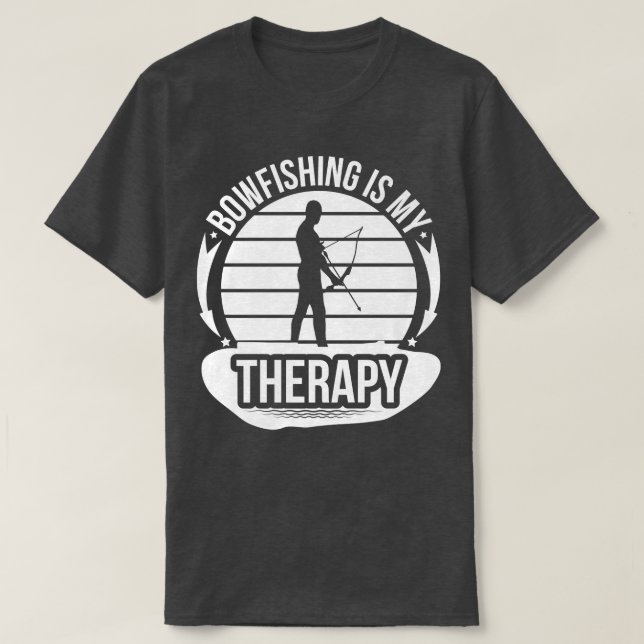 Bowfishing Bow Lights Arrows Crossbow Bowfisher 76 T-Shirt (Design vorne)
