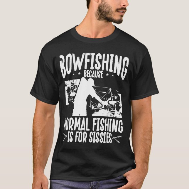 Bowfishing Bowhunter Fisherman Airboat Bow Hunter  T-Shirt (Vorderseite)