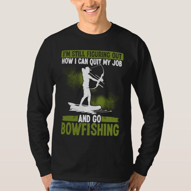 Bowfishing Bowhunter Fisherman Archer Airboat Bowf T-Shirt (Vorderseite)
