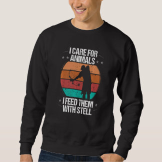 Bowfishing Feed them with Steeel Airboat Bowwfishe Sweatshirt