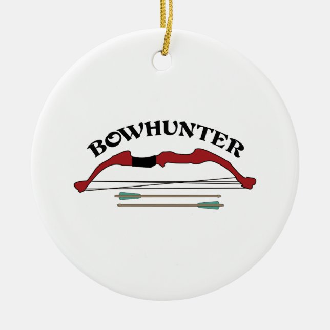 BOWHUNTER KERAMIKORNAMENT (Vorne)