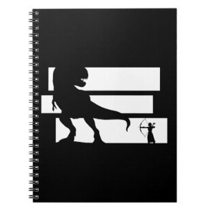 Bowhunting Dinosaurier Fantasy Archery Notizblock
