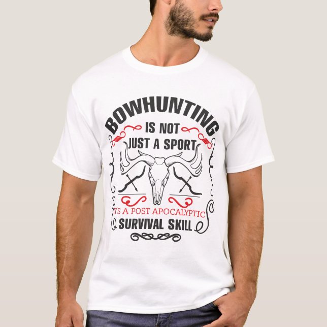 Bowhunting Survivalist T-Shirt (Vorderseite)