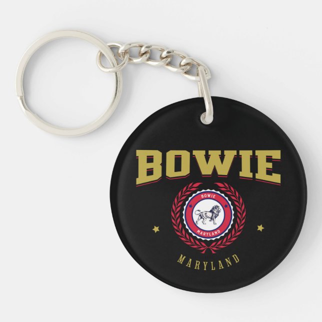Bowie Maryland Schlüsselanhänger (Vorderseite)