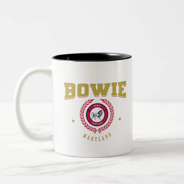 Bowie Maryland Zweifarbige Tasse (Links)