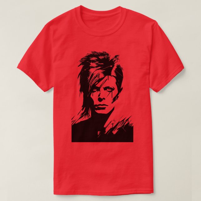 Bowie T-Shirt (Design vorne)