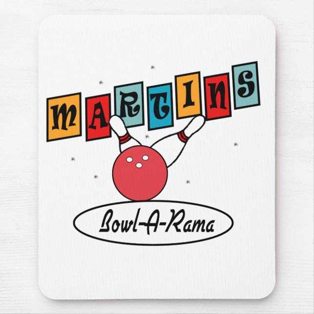 Bowl-A-Rama-Maus-Pad Mousepad (Vorne)
