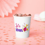 Bowl Kids Bowling Birthday Party Pappbecher<br><div class="desc">Machen Sie sich bereit,  mit diesem bezaubernden Bowling-Geburtstagscups ein wenig Spaß zu machen! Dieses Design ist perfekt zum Geburtstag eines kleinen Mädchens geeignet und bietet ein niedliches Bowling-Button und einen glücklichen Bowlingball. Personalisieren Sie mit Ihren Party-Details für eine einzigartige Cups,  die einen bleibenden Eindruck machen.</div>