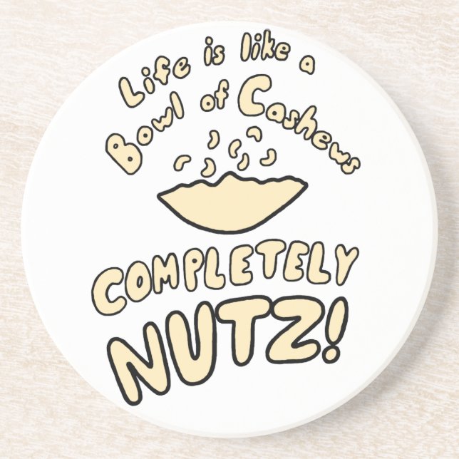 Bowl of Cashews Getränkeuntersetzer (Vorne)