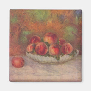 Bowl of Peaches (von Pierre-Auguste Renoir) Magnet
