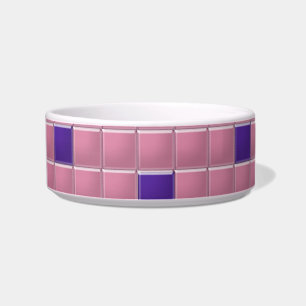Bowl - Rosa Square Mosaik Napf