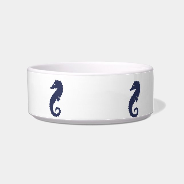 Bowl - Seepferde (marineblau) Napf (Rechts)