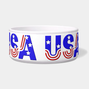 Bowl - USA in Stars & Stripes Napf
