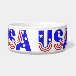 Bowl - USA in Stars & Stripes Napf