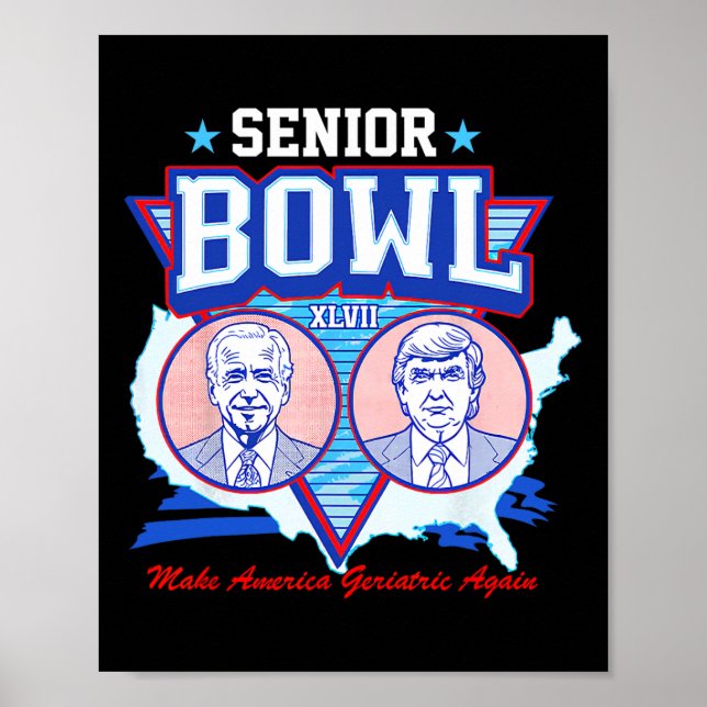 Bowl Xlvii Trump stimmte immer noch für Felon 2024 Poster (Vorne)
