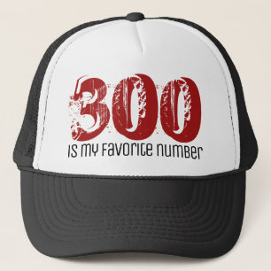 Bowler Bowling Perfect Score 300 Lieblingszahl Truckerkappe