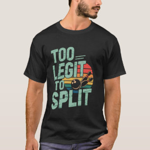 Bowler Bowling Sportfans Bowling Trainer Lustiger T-Shirt