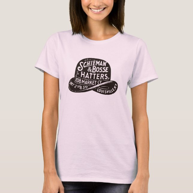 Bowler-Hat-Werbung T-Shirt (Vorderseite)