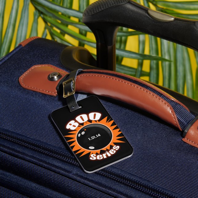 Bowling 800 Series in League Bowling, Ball Bag Gepäckanhänger (Vorderseite Insitu 1)
