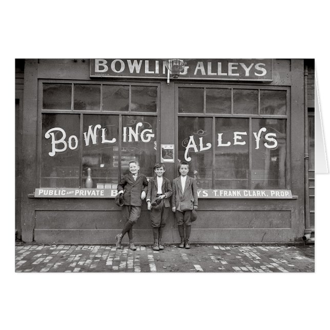 Bowling Alley, 1911 (Vorderseite (Horizontal))
