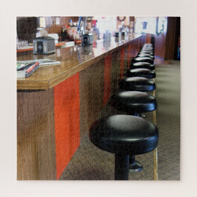 Bowling Alley Stools et Diner Counter Puzzle (Vertical)
