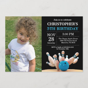 Bowling Anniversaire Invitation Anniversaire Fête