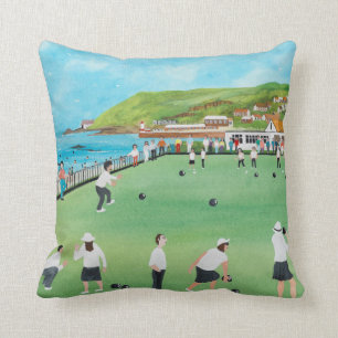 Bowling auf Newlyn Grün Kissen
