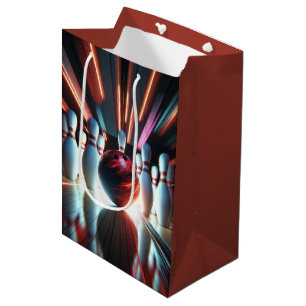 Bowling Ball Birthday Mittlere Geschenktüte