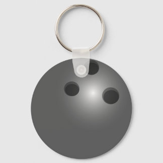 Bowling Ball Button Schlüsselanhänger