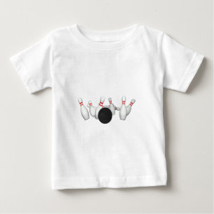   Bowling Ball & Buttone: 3D-Modell: Baby T-shirt
