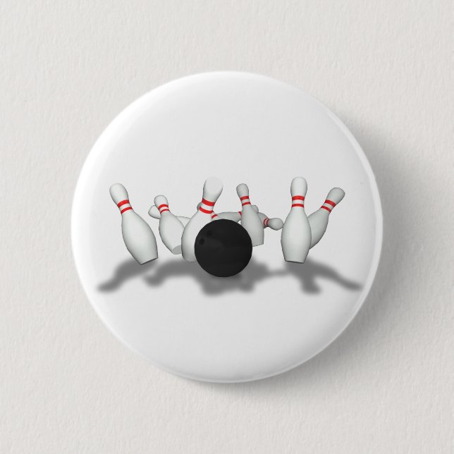   Bowling Ball & Buttone: 3D-Modell: Button (Vorderseite)