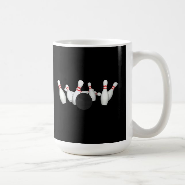   Bowling Ball & Buttone: 3D-Modell: Tasse (Rechts)