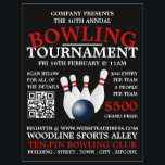 Bowling Ball & Buttone, Ten-Button Bowling Turnier Flyer<br><div class="desc">Bowling Ball & Buttone,  Ten-Button Bowling Turnierwerbung Flyer durch den Business Card Store.</div>