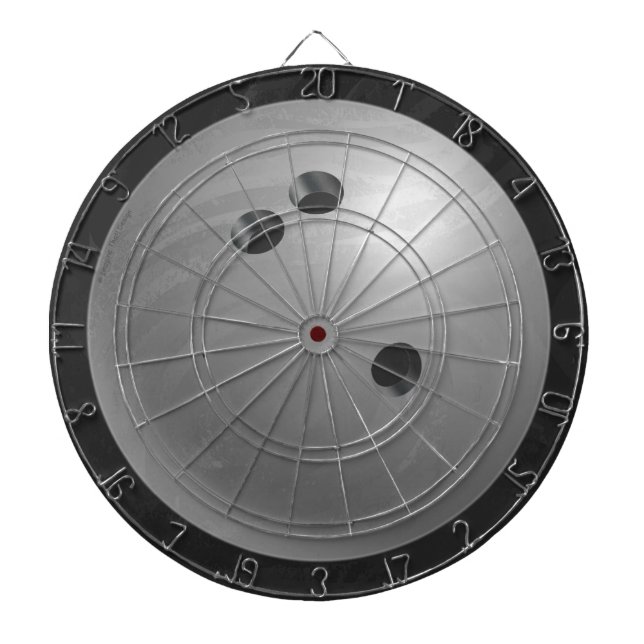 Bowling Ball Gray Dartscheibe (vorne)